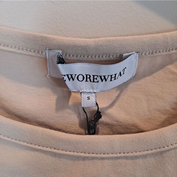 We Wore What Cotton Jersey Tank in Beige – NWT – Size Small - Picture 2 of 7